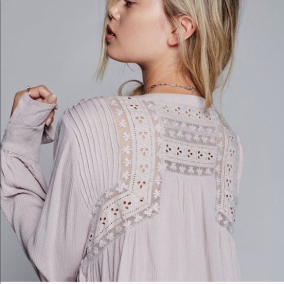 FREE PEOPLE | Courtney’s Victorian Shirt Dress - Picture 3 of 8